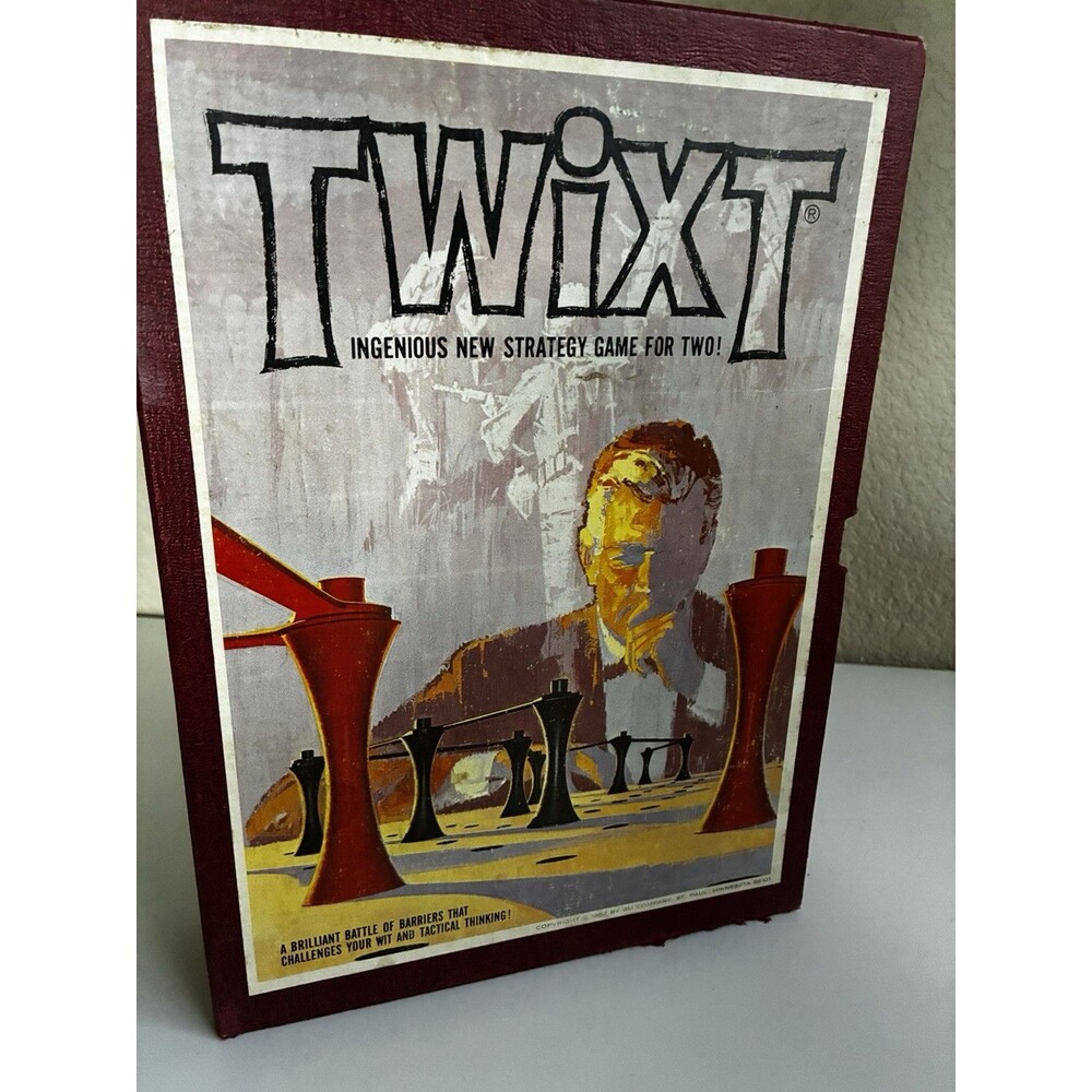 Vintage 1962 TWIXT 3M Bookshelf Game Game Night Classic